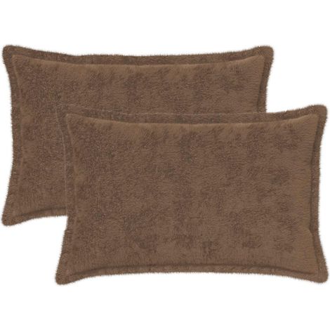 Cushion Cover 2 pcs HOUTEN Light Brown 30 x 50 cm vidaXL (1/5)