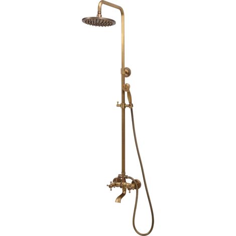 Colonne de douche, panneau de douche RÉTRO BRONZE, système de douche