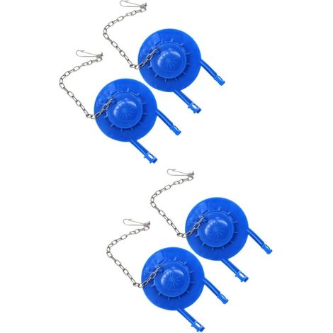 Ensemble de 4 pièces HO105 2 pouces robinet de vidange de toilette accessoires de toilette réservoir de toilette vanne anti-insectes panneau de toilette de vie couvercle de réservoir de toilette régla (1/4)