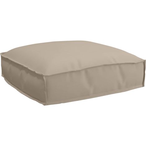 Kissen Taupe 50 x 50 x 12 cm Oxford-Stoff