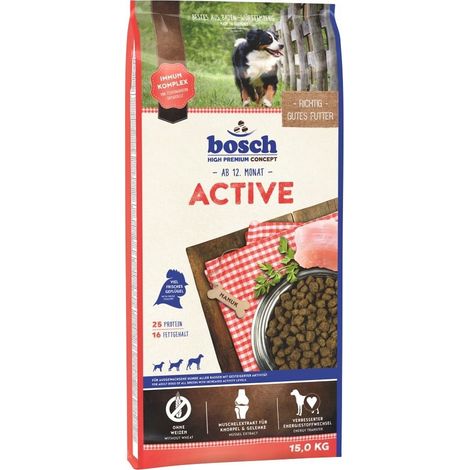 Bosch Active Trockenfutter für Hunde, 15 kg (1/3)