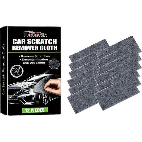 12 chiffons nano pailletés pour rayures de voiture, chiffons nano magiques pour enlever les rayures (1/5)