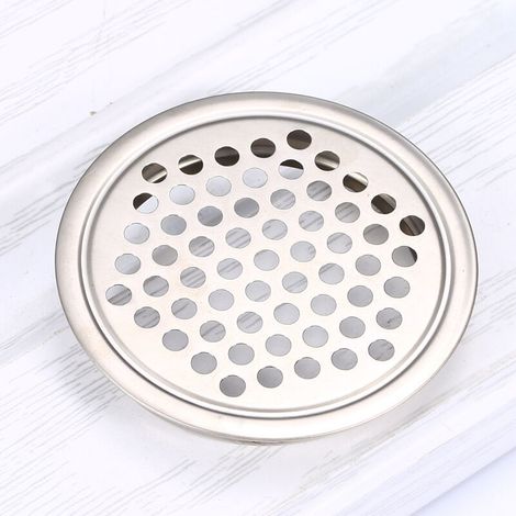 Edelstahlfarbenes Lüftungsgitter Durchmesser 53MM 1 rundes Edelstahlgewebe, geeignet für Dunstabzugshauben in Küchenschränken (1/5)