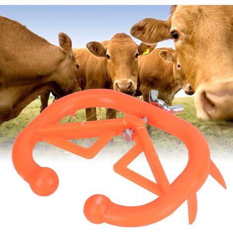 10 Stück runde Kuhnasenringe, Tierabsetzer, Kälber, Kunststoff-Absetzhilfe, Landwirtschaftsbedarf, Zubehör (1/5)