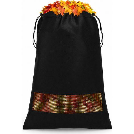 Sac de ramassage de feuilles pour tracteur tondeuse Oxford 800D PU noir avec zip et filet 244x142 cm 800d 35 × 35 × 6 cm 2,5 kg – Livraison gratuite