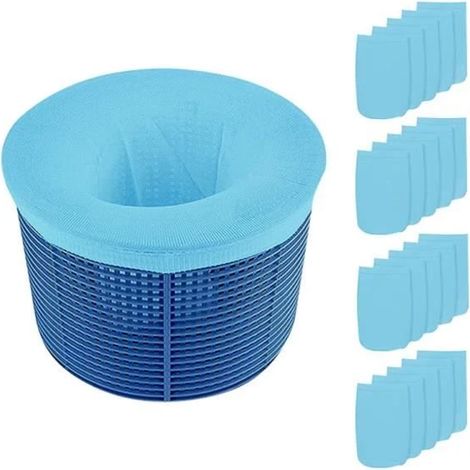 Chaussettes de skimmer - Non spécifiées - 20 pièces - Filtration efficace - Nettoyage de piscine - Réduction des coûts (1/4)