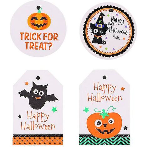 200 Halloween-Etiketten für Halloween-Dekorationen (1/3)