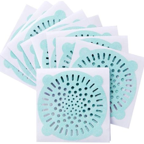 Confezione da 20 filtri di scarico a pavimento monouso di colore verde. (1/5)