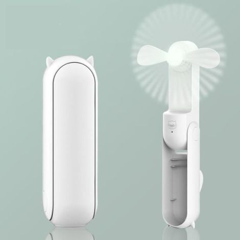 Mini ventilateur - KAKOO - Pliable - 1500mAh - 2 vitesses - 60 dB silencieux