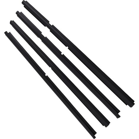 4x Door Window Weatherstrip Trim for Jeep Grand Cherokee 99-04 55135879AF (1/5)