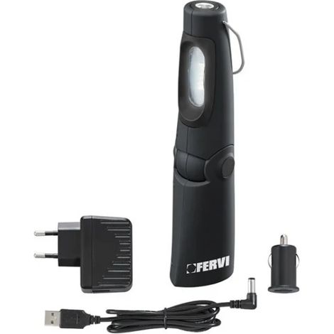 Fervi 0889 Lampada a 21 LED magnetica ricaricabile (1/2)