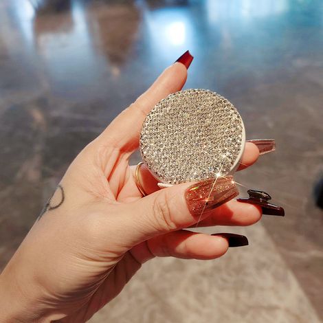 Mètre ruban mini wxsp 1 pièce avec diamants blancs, multifonctionnel et portable, pour mesurer les tailles de vêtements, le tour de poitrine et le tour de taille.