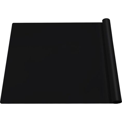 Grand tapis de cuisson en silicone 40 x 60 cm - Protection pour plaque chauffante - Multi-usages - Antiadhésif et antidérapant - Noir (1/5)
