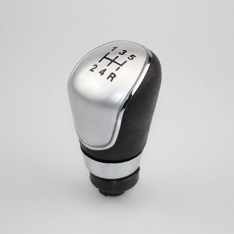 Pommeau de Levier de Vitesse à 5 Vitesses pour Ford Focus 2 MK2 FL MK3 MK4 MK7 Mondeo Kuga Galaxy Fiesta - Argent-LIAIKI (1/5)