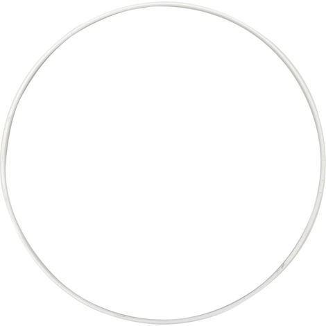 Vimin Box Anello Metallo D 20 Cm Bianco