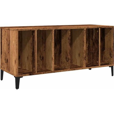 Meubles de Rangement,Armoire à disques vieux bois 100x38x48 cm bois d'ingénierie CFW829297 (1/5)