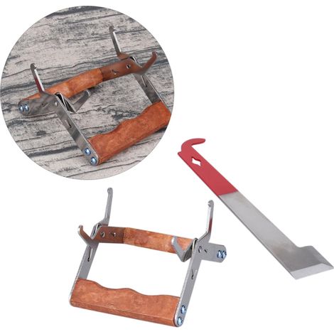 Outils Apicoles Acier Inoxydable Pince à Cadres Lève-cadres Et Grattoir Pour Ruches Matériel Apicole (1/5)