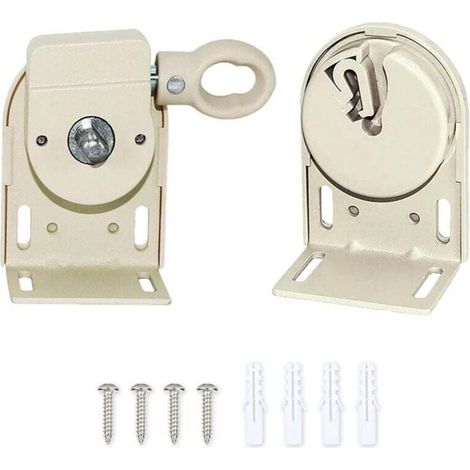 Accessoires d'installation de remplacement universels pour stores enrouleurs et pare-soleil intérieurs/extérieurs (support sans crochet)