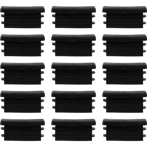 de protection en PVC pour tubes carrés 100 bouchons embouts