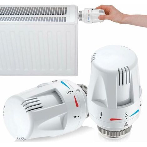 Tête thermostatique radiateur - PZCC - M30 x 1,5 - 2 pièces - Protection antigel - Réglage précis (1/5)