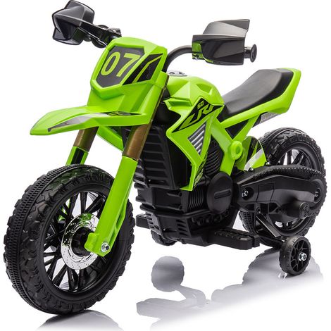 Moto Elettrica per Bambini 12V 4,5Ah Verde