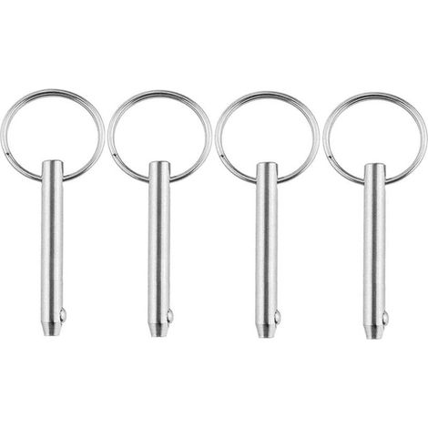 Goupilles de déverrouillage rapide en acier inoxydable 8x67 mm, goupilles à bille à ressort pour applications maritimes, accessoires de verrouillage et de sécurité (1/5)