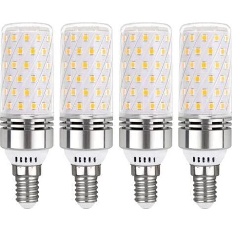 Ampoule LED E14 20 W blanc neutre 6500 K, 1450 lm, équivalent halogène E14 100 W, lumière 360°, AC 220 V, Ampoule LED E14 neutre pour plafonnier, non dimmable, lot de 4 (1/4)