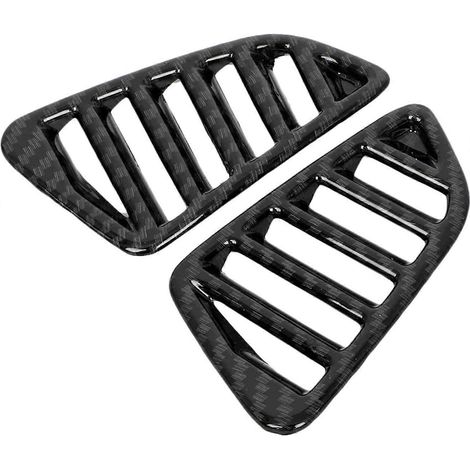Für Navara NP300 2016-2019 Auto Carbon Klimaanlage Outlet Vent Rahmen Abdeckung Trim Aufkleber Zubehör (1/5)