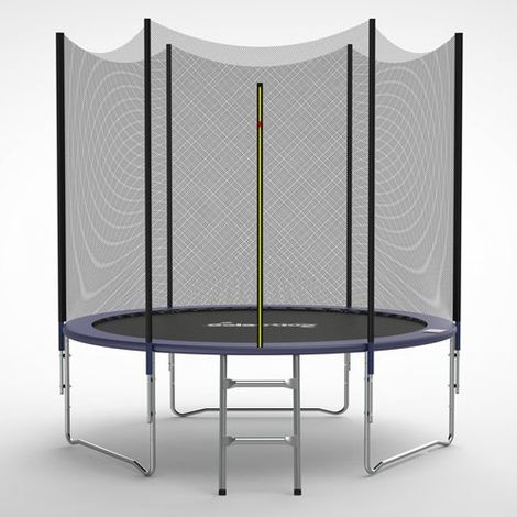 GALACTICA Trampoline Set 6FT Round Outdoor Safety Net Enclosure Ladder