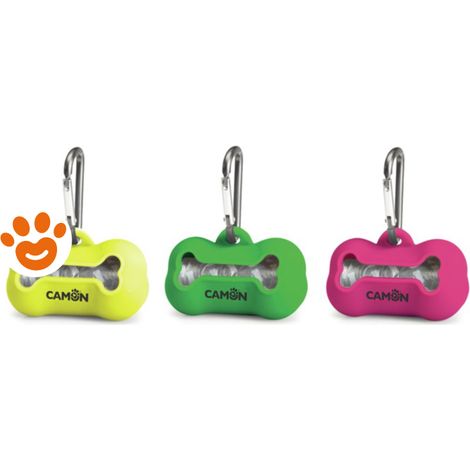 Camon Dog Dispenser Sacchetti Igienici - Fucsia - Igiene Cane