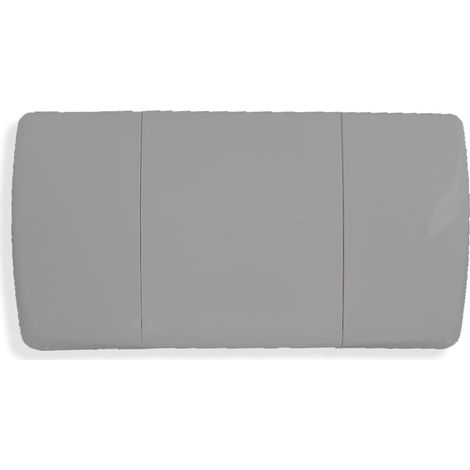 Placca mono tasto Cromo Satinata azionamento meccanico compatibile con cassetta incasso COES (1/3)