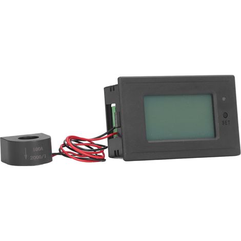 Compteur de courant alternatif, de tension, d'intensité et de puissance avec affichage numérique LCD 40 à 280 V (1/5)