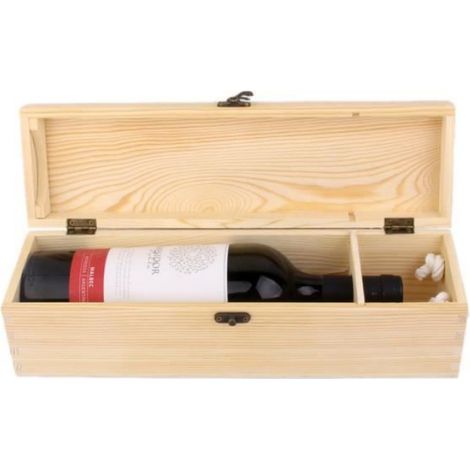 Boîte à vin en bois pour bouteille unique, caisse Electrolux, meilleur cadeau, décor, 35x10x10cm (1/4)