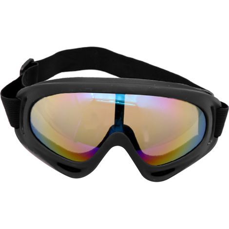 Motorradbrille, winddicht, für Outdoor-Aktivitäten wie Langlauf, Skifahren und Skifahren, Gesichtsschutz, Sportsonnenbrille (1/5)