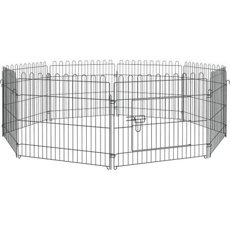 Parque para cachorros, valla flexible para cachorros, corral, recinto exterior, 5 tamaños, 71x61cm. Disponible en el sitio. (1/5)