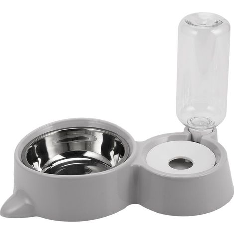 Filiyano-Gamelle pour chat, gamelle pour chien, gamelle pour chaton, gamelle pour abreuvoir, accessoires pour animaux de compagnie, gris (1/5)