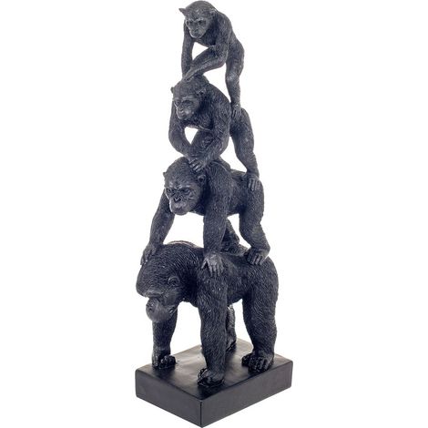 Signes Grimalt Figures de figure animale Animal Monkeys Black 10x16x40cm 24022 (1/5)