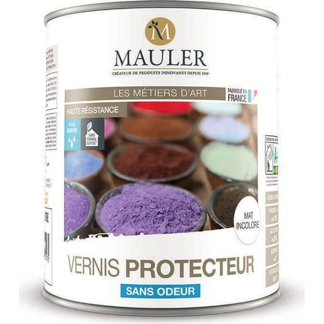 Vernis hydrofuge minéraux intérieur & extérieur - 2,5L Satiné Incolore - Qualité air A+ - Vernis protecteur Mauler