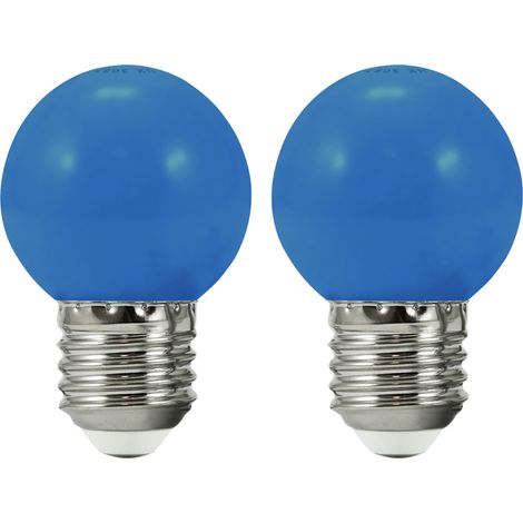 Bombillas Duopak Special 36V G45 azules para guirnaldas de exterior (2 unidades por juego) party 308764 Polux (1/3)