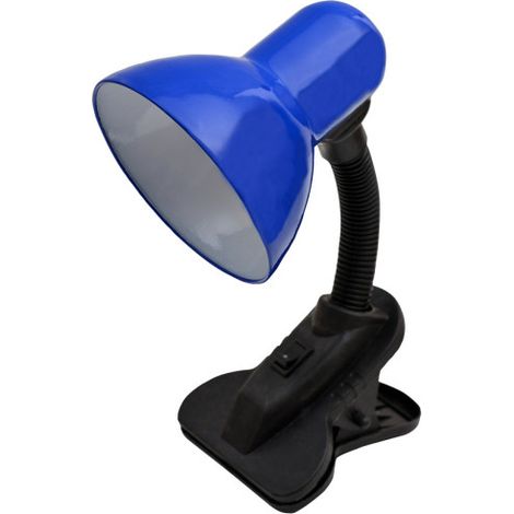 Dedalo Flexo Blu con Clip 1xE27 (25x11x20cm)