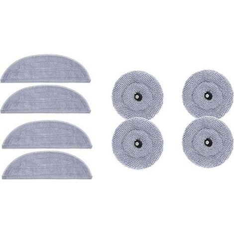 Accessoires pour Roborock S8 Max V Ultra G20s Tampons de nettoyage (paquet de 8) (1/4)