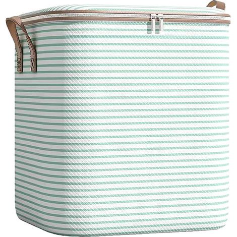 Sac De Rangement Pour Textiles Domestiques - 50 X 40 X 50 Cm - 100 L - Tissu Non Tissé Épais - Fermeture À Glissière Double - Idéal Pour Couettes Literie Déménagement (1/5)