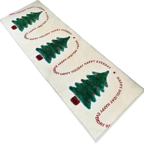 Tapis de lit, tapis de sol sapin de Noël, décoration sapin de NoëlB (1/5)