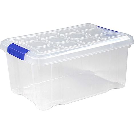 Boîte de rangement, design empilable, matériau écologique, 5 litres 19x29x14cm, 10 Pcts +++++ Pas cher (1/2)