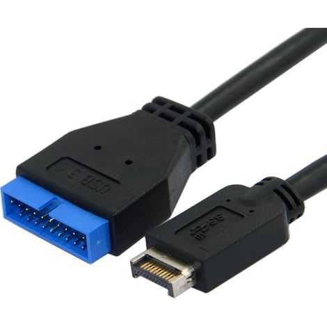 USB 3.1 Front Panel to USB 3.0 Extension Cable 20 Pin 20cm (1/5)