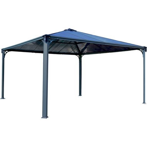 Canopia Tonnelle de jardin Palermo 4,3X4,3 Grise (1/5)