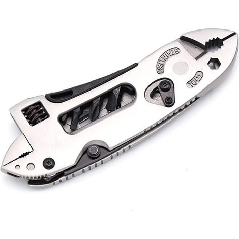 Couteau Pliant Pince, Réglable Couteau De Poche Pince Outil Clé