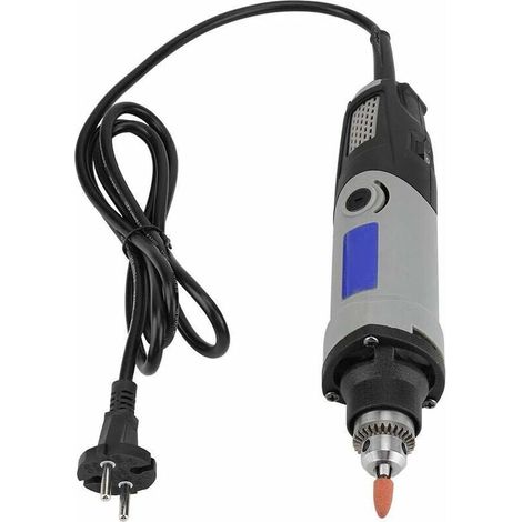 Outil Rotatif Electrique 400W Multifonction Mini Meuleuse Grinder électrique contrôle de vitesse variable pour Poncer Polir Graver Meuler Sculpter UE 220V (1/5)