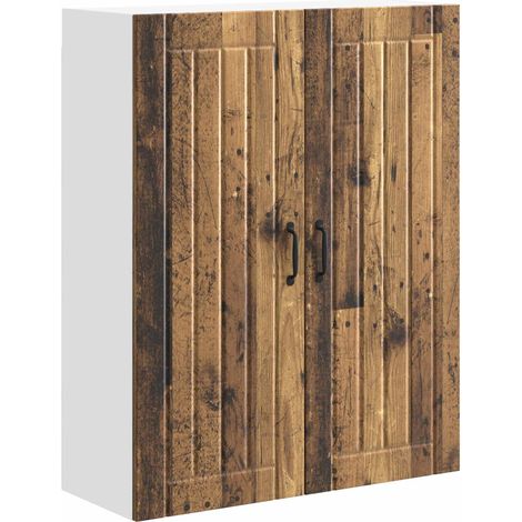 Maison Exclusive - Armario de Pared LUCCA Madera envejecida 80 x