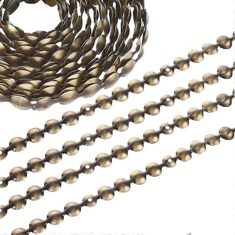 Lot de 10 bandes de clous décoratifs D11mm pour tapisserie d'ameublement, finition laiton antique (1/5)
